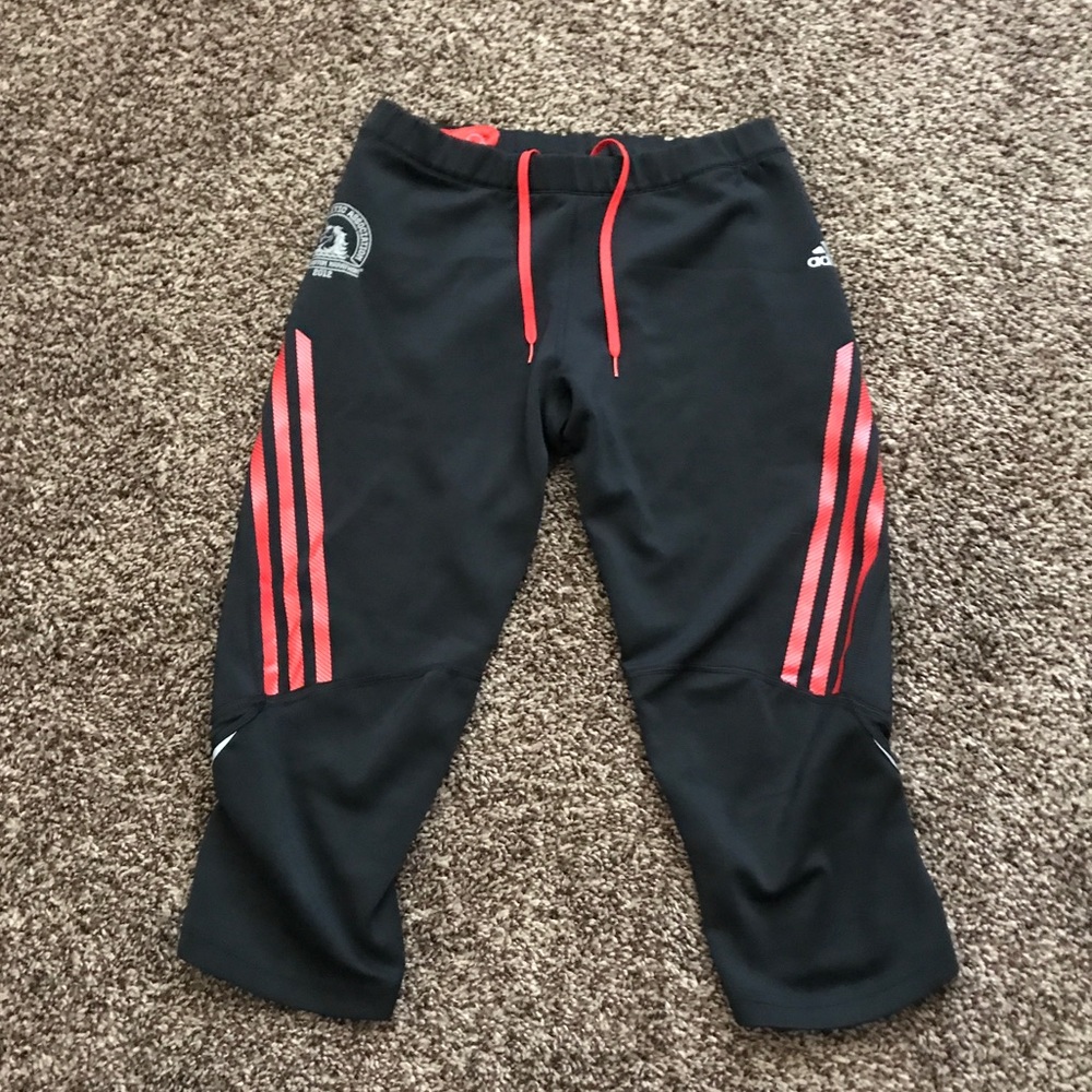 Adidas Crop Running Leggings Boston Marathon 2012